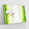 Obraz na płótnie 120x80 - Orchidea, Bambus i Relaks w SPA - orchidea, kwiat
