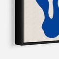 Obraz w ramie 50x70 - Bezgraniczna Galeria Plam - abstrakcja, nowoczesny plakat - rama czarna