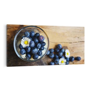 Obraz na płótnie 100x50 - Borówki - Owocowe Ukojenie - borówki, owoce