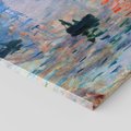 Obraz na płótnie 50x70 - Impresja Wschód Słońca 1872, Claude Monet - Reprodukcja - reprodukcja, obraz na płótnie