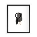 Plakat w ramie 40x50 - Japoński Minimalizm - grafika w japońskim stylu, minimalizm - rama czarna