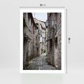 Plakat bez ramy 21x30 - Malownicza uliczka we Włoszech - uliczka, Włoch