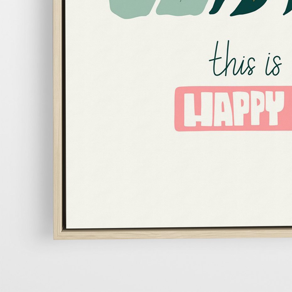 Obraz w ramie 70x100 - Impresje kwiatowej abstrakcji - retro kwiatowa grafika, kompozycja - rama drewno