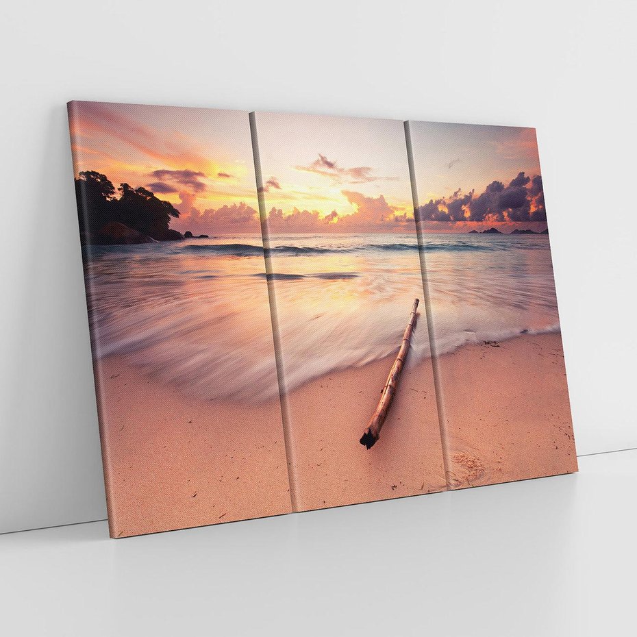 Obraz na płótnie 120x80 - Magia Morza - plaża, morze