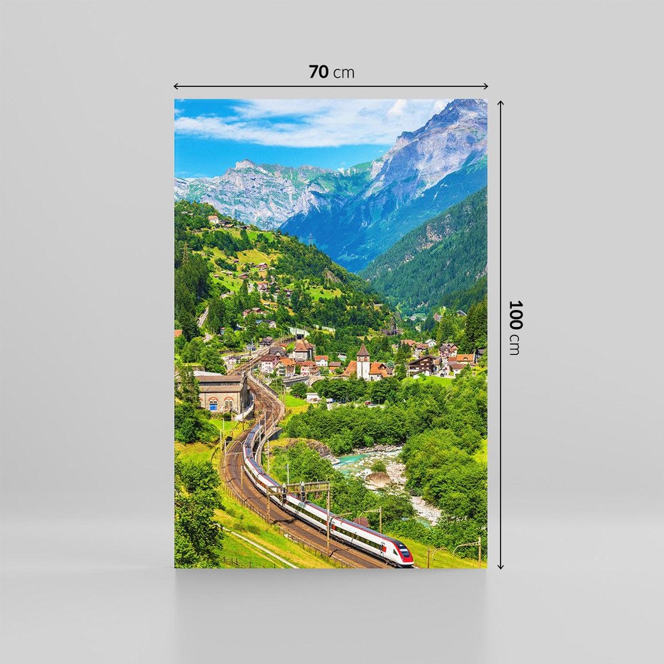 Obraz na płótnie 70x100 - Magiczne Horyzonty - pejzaż, perspektywa