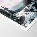 Plakat bez ramy 21x30 - Zimowe Góry - zimowy krajobraz, góry