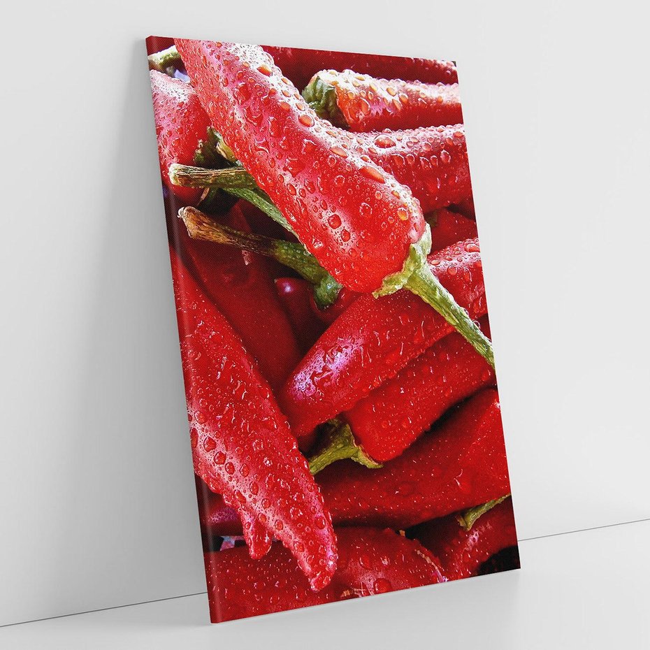Obraz na płótnie 70x100 - Czerwone Papryczki - czerwone, papryczki