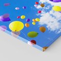 Obraz na płótnie 80x80 - Niebo pełne balonów - niebo, balony