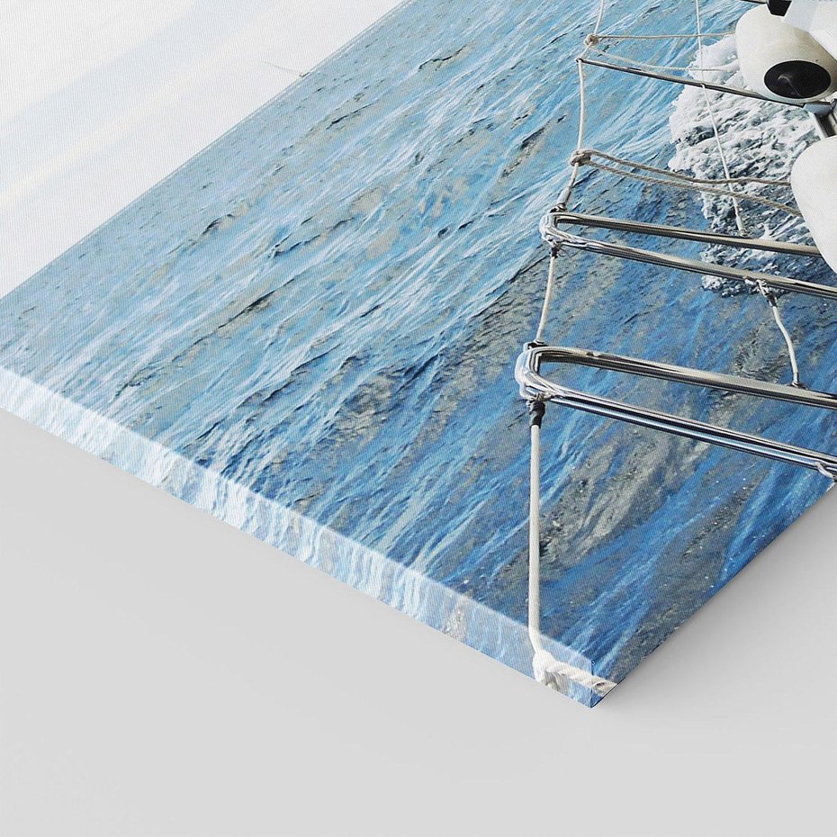 Obraz na płótnie 70x50 - Moc żaglowca na pełnym morzu - żaglowiec, jacht