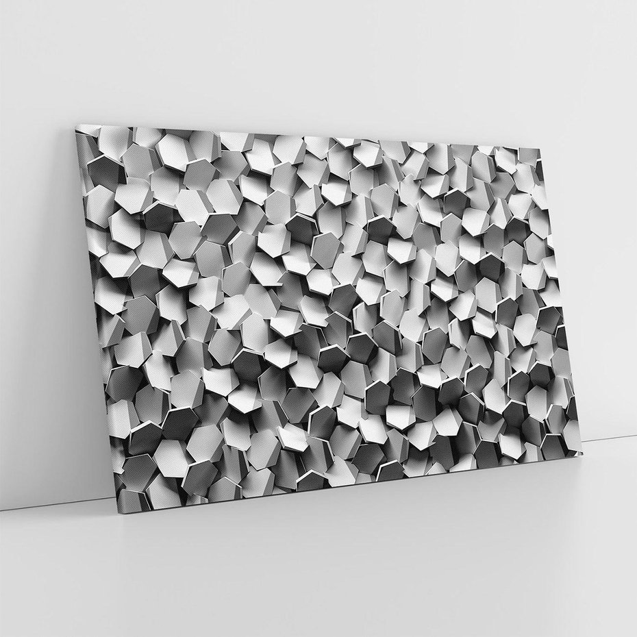 Obraz na płótnie 120x80 - Odkryj głębię sztuki - graficzne, 3D