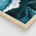 Zestaw obrazy w ramie 30x40 galeria - Morze, ocean, fale, woda - rama drewno