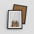 Plakat w ramie 30x40 - Boho Elegancja - boho kobiece zdjęcie, wieszak - rama czarna