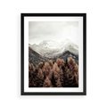 Plakat w ramie 40x50 - Jesienna Przyroda - góry, jesień - rama czarna