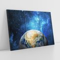 Obraz na płótnie 120x80 - Kosmiczne Horyzonty - Ziemia, kosmos