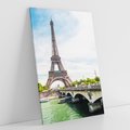Obraz na płótnie 70x100 - Ikona Romantyzmu - Eiffla, Francja