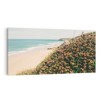 Obraz na płótnie 100x50 - Perspektywa Klifu - fotografia, ocean