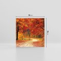 Obraz na płótnie 70x70 - Jesienna melodia lasu - jesień, las
