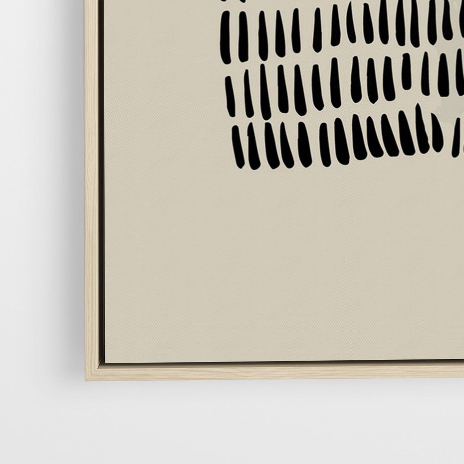 Obraz w ramie 50x70 - Echa Zapomnianych Wymiarów - nowoczesna sztuka, plakat - rama drewno