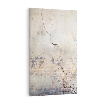 Obraz na płótnie 70x100 - Surowość ściany z betonu - ściana, beton