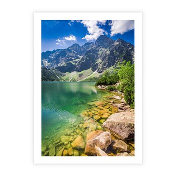 Plakat bez ramy 30x40 - Mistyczne Połączenie - jezioro, góry