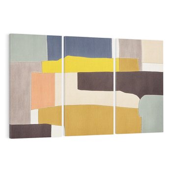 Obraz na płótnie 120x80 - Pasy Abstrakcji - kolorowe pasy, plamy koloru