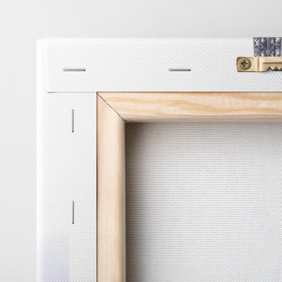 Obraz na płótnie 50x70 - Eiffla w mglistym świetle - Eiffla, Paryż