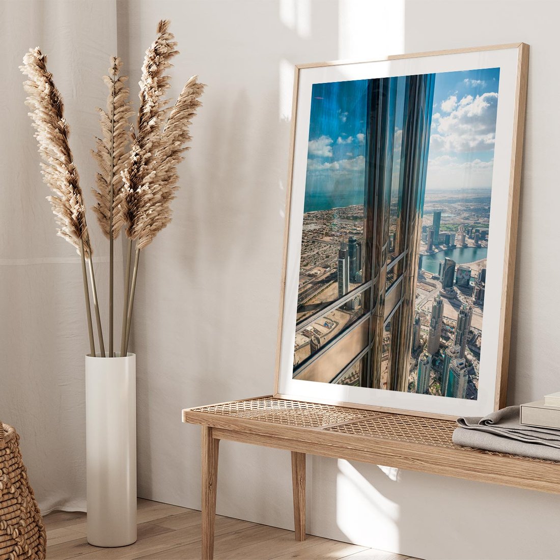 Plakat w ramie 50x70 - Architektura Budynków - budynki, architektura - rama drewno