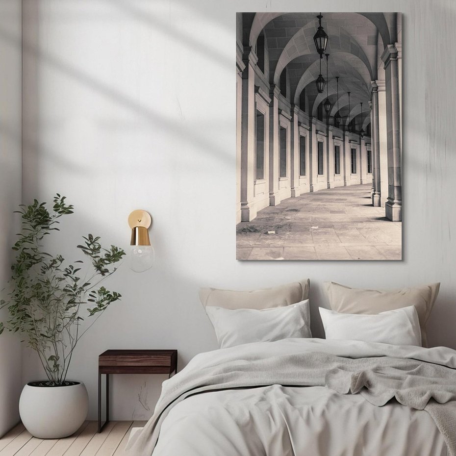 Obraz na płótnie 80x120 - Kolumny Elegancji - architektura, kolumny