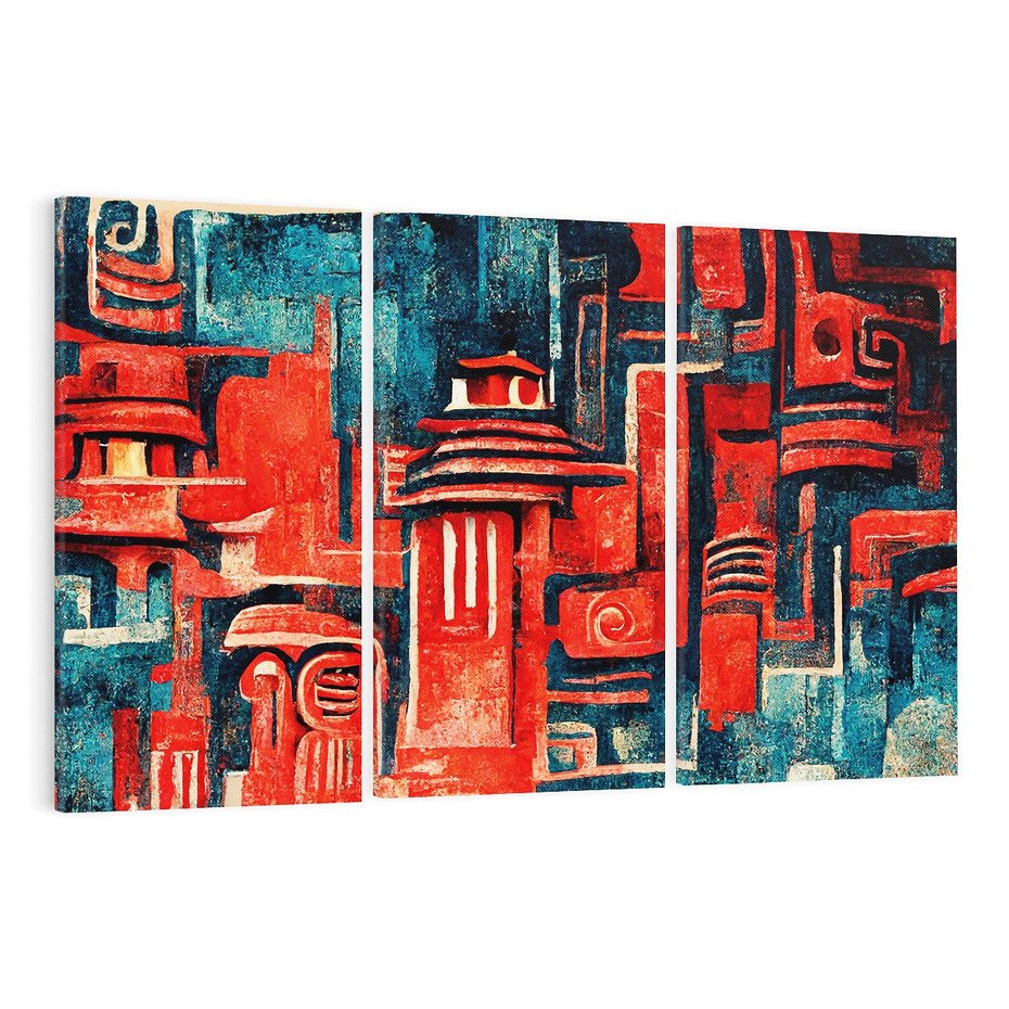 Obraz na płótnie 120x80 - Mistyka Wschodnich Światów - orientalna sztuka, nawiązanie do Japonii