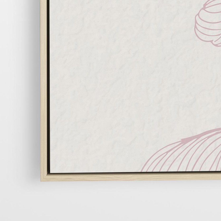 Obraz w ramie 100x70 - Szept marzeń i tajemnic - abstrakcyjne, roślinne ornamenty - rama drewno