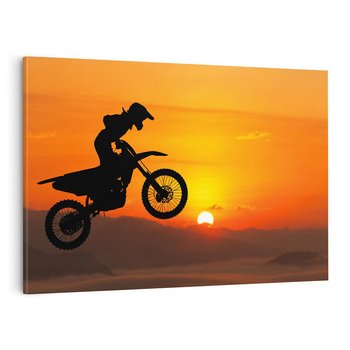 Obraz na płótnie 70x50 - Adrenalina motocyklowego motocrossu - motocykl, motocross
