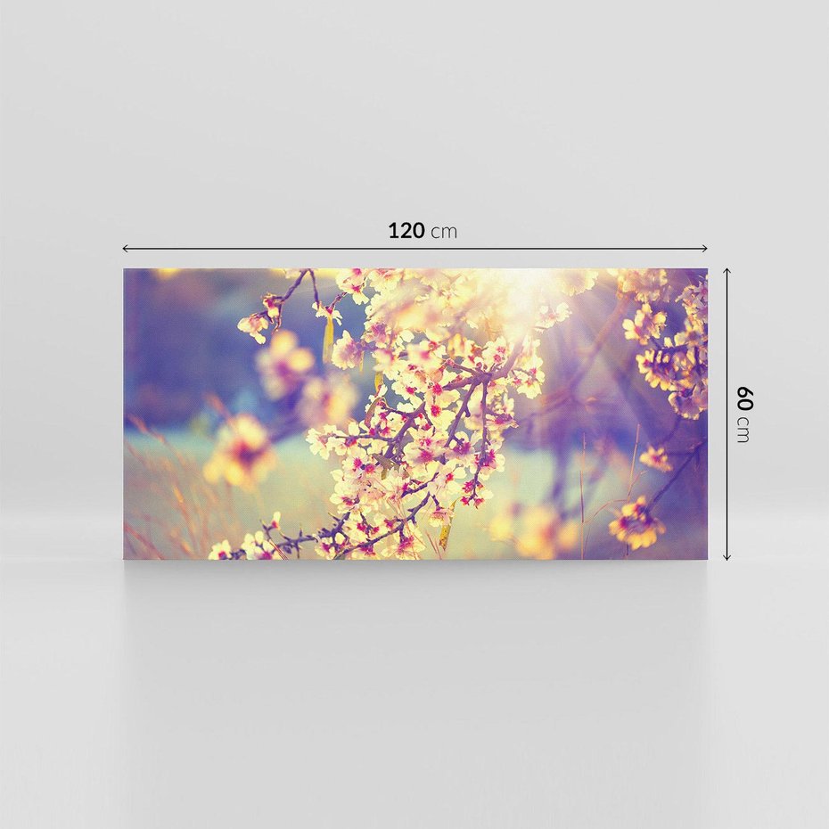 Obraz na płótnie 120x60 - Kwiatowa Wiosna - kwiaty, wiosna