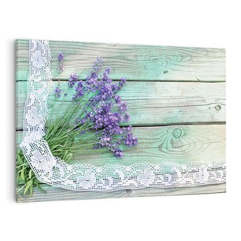 Obraz na płótnie 70x50 - Romantyczna lawenda - lawenda, kwiaty
