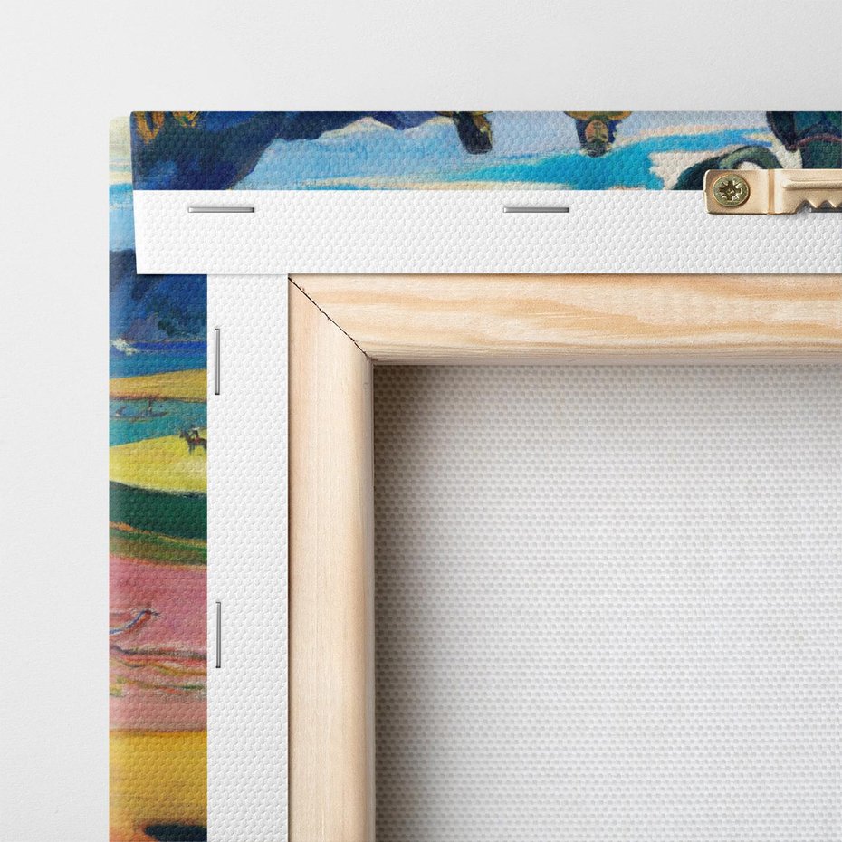 Obraz na płótnie 100x50 - Day of the God 1894, Paul Gauguin - Reprodukcja - reprodukcja, obraz na płótnie