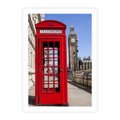 Plakat bez ramy 30x40 - Ikoniczna budka telefoniczna w Londynie - budka, telefoniczna