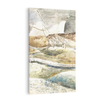 Obraz na płótnie 70x100 - Moonrise over Cleeve Hill (1945), Paul Nash - Reprodukcja - reprodukcja, obraz na płótnie