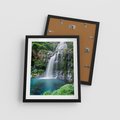 Plakat w ramie 40x50 - Tropikalny Wodospad - wodospad, tropikalny - rama czarna