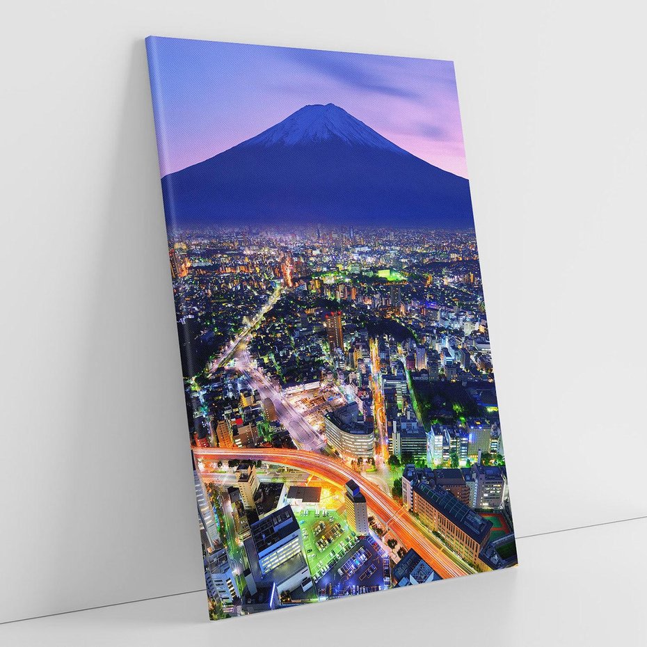 Obraz na płótnie 50x70 - Siła i spokój - wulkaniczne piękno Japonii - wulkan, japonia