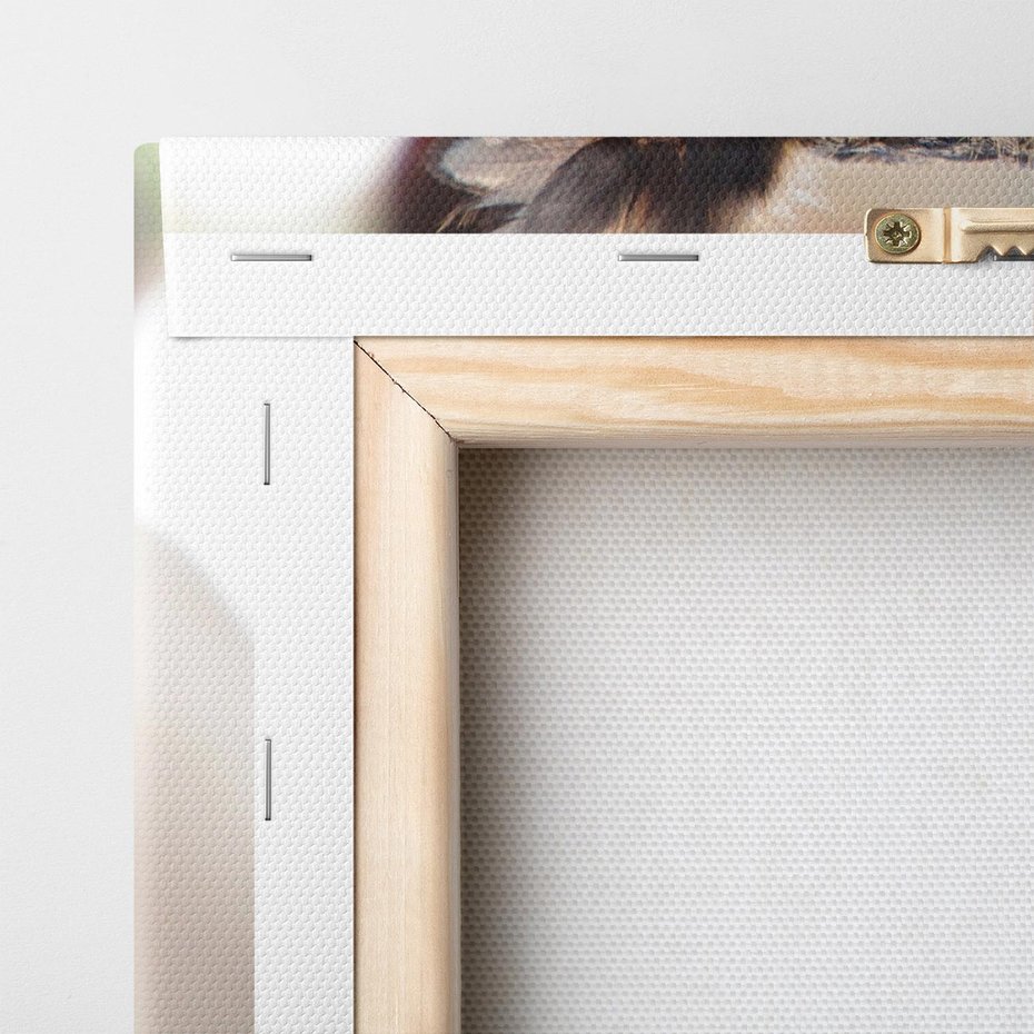 Obraz na płótnie 100x70 - Mądra sowa w locie - sowa, ptak