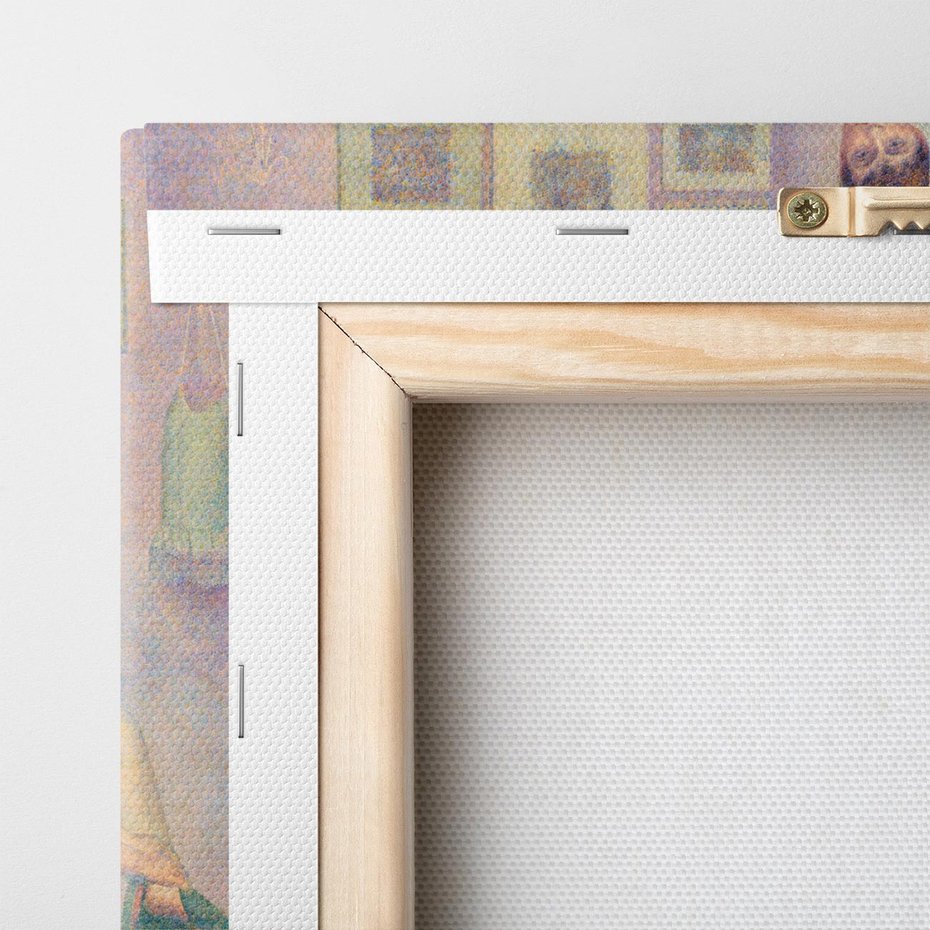 Obraz na płótnie 100x70 - "Modelki" (ok. 1886–1888) Georges Seurat - Reprodukcja - reprodukcja, obraz na płótnie