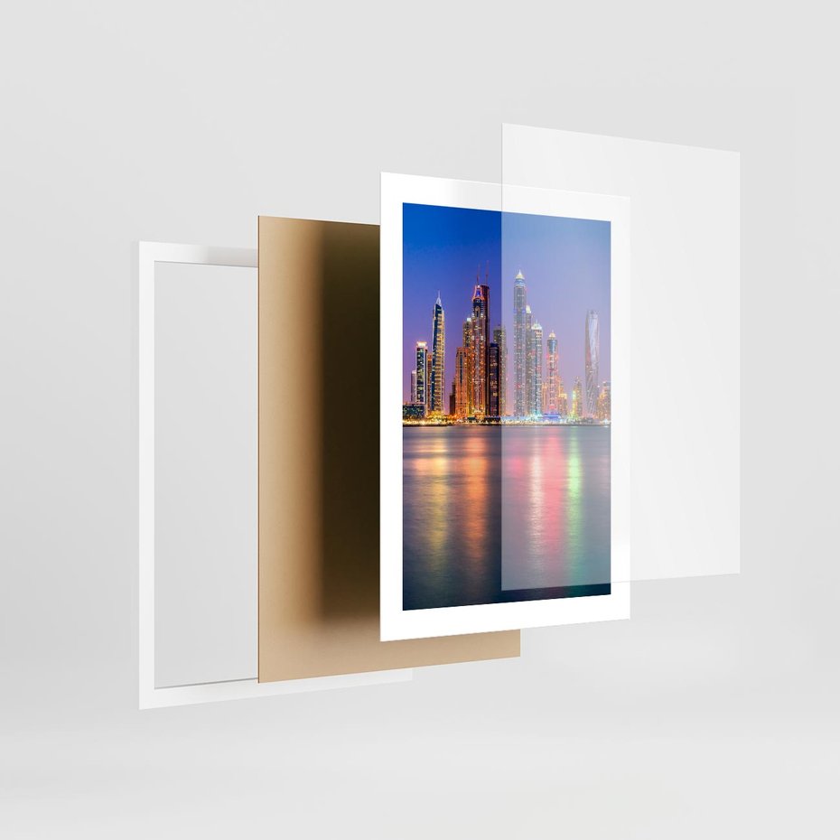 Plakat w ramie 30x40 - Nowy Jork: pulsujące miasto - Nowy Jork, miasto - rama biała