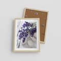 Plakat w ramie 30x40 - relaks z aromatem - lawenda, spa - rama drewno
