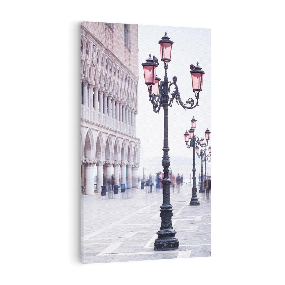 Obraz na płótnie 70x100 - Przemijający urok miasta - miasto, uliczka