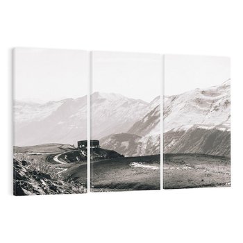 Obraz na płótnie 120x80 - Wzgórza w Bieli - górski krajobraz, punkt widokowy