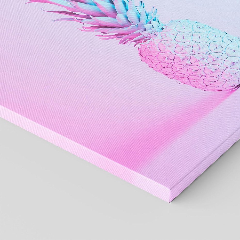 Obraz na płótnie 50x50 - Ananas Abstrakcja - ananas, abstrakcja