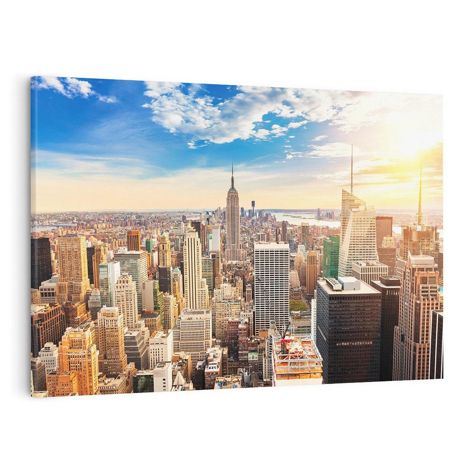 Obraz na płótnie 120x80 - Pulsujące Serce Nowego Jorku - Manhattan, Nowy Jork