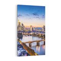 Obraz na płótnie 80x120 - Frankfurt - spotkanie tradycji i nowoczesności - Frankfurt, Niemcy