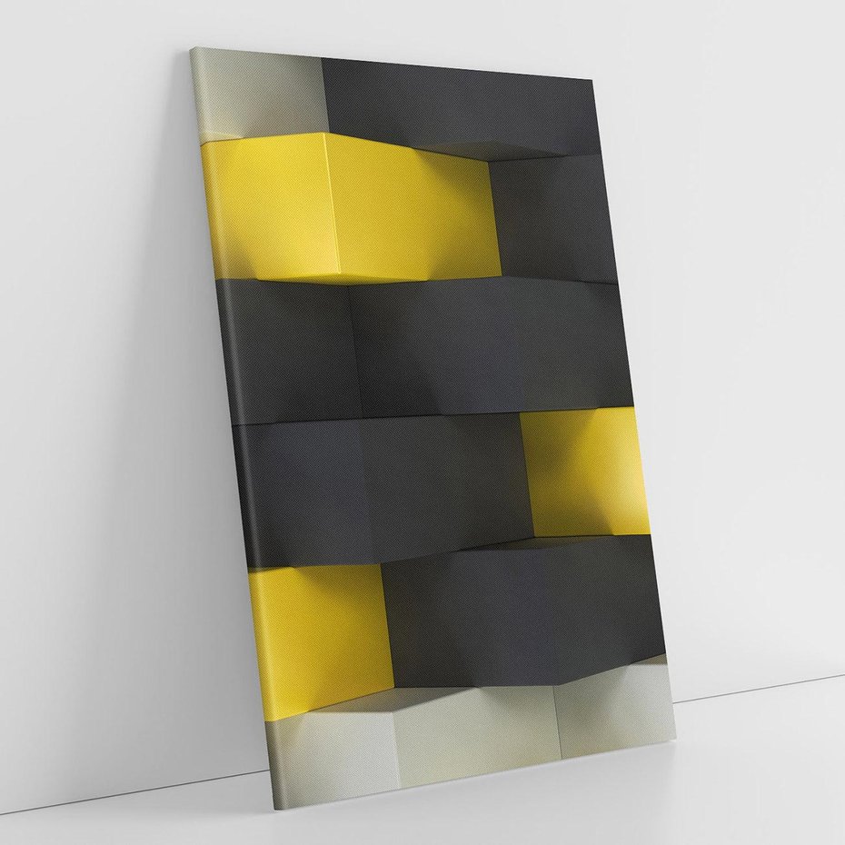 Obraz na płótnie 80x120 - Gry kolorów - abstrakcja, 3d