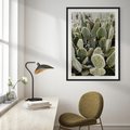 Plakat bez ramy 21x30 - Kaktusowa Harmonia - kaktusy, fotografia