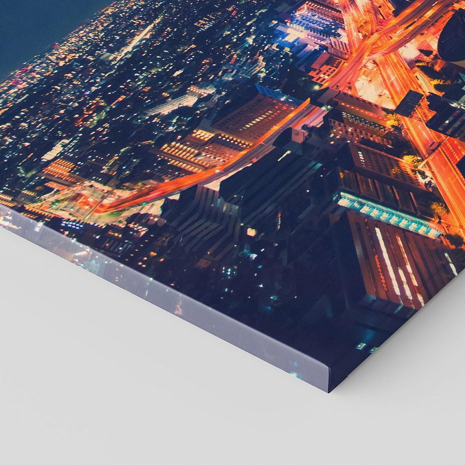 Obraz na płótnie 140x70 - światła i tradycja - Japonia, Tokio